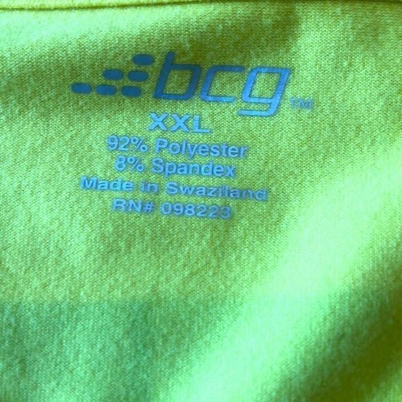 BCG Yellow long sleeve performance tee never worn - Picture 2 of 2